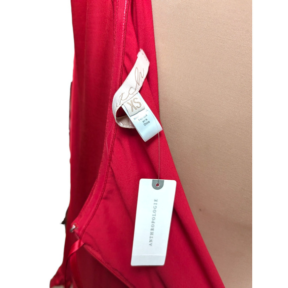 Anthropologie Hutch One-Shoulder Ruffled Maxi Dress Extra Small - Picture 5 of 8